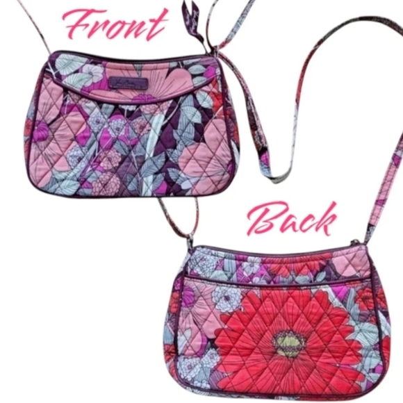 Vera Bradley Handbags - 💋Final💋 Vera Bradley Little Crossbody Bag Small Purse Floral Bohemian Blooms